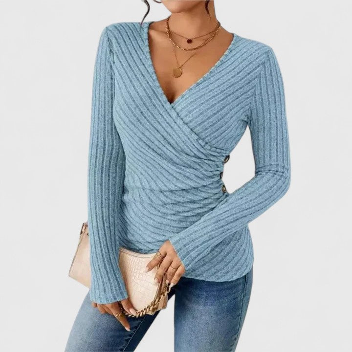 Shelley | Elegant Tucking Top