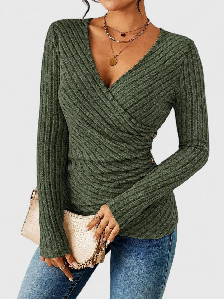 Shelley | Elegant Tucking Top